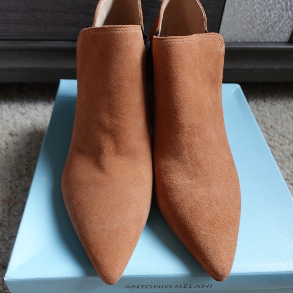 Tan Suede Ankle Boots